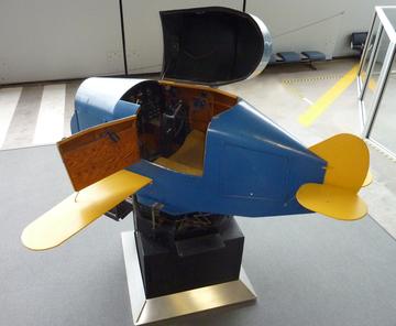 Small Wooden Plane in Museum 