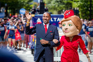 Employees participate in Atlanta Pride