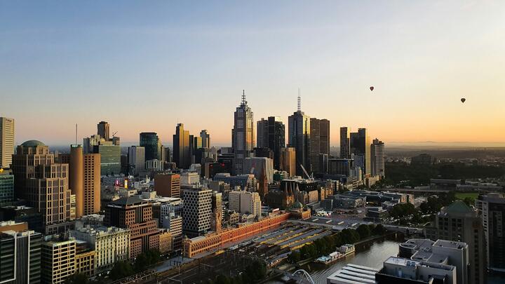 Skyline of Melbourne, Australia