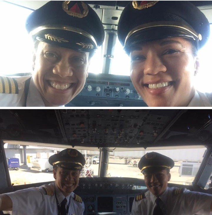 Two African-American female pilots make history in the flight deck