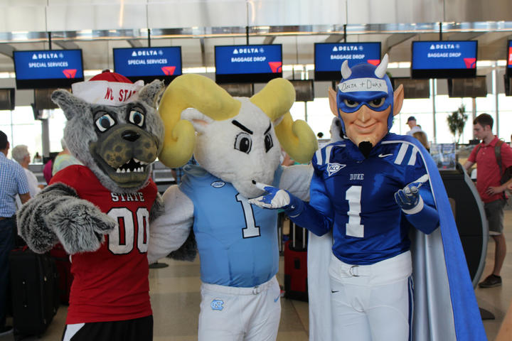 NC State UNC Duke mascots