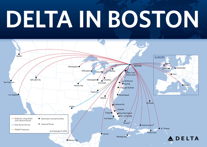 Boston route map 2017