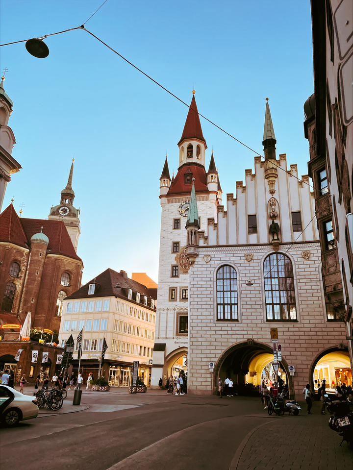 The streets of Munich feature architectural delights at every turn.