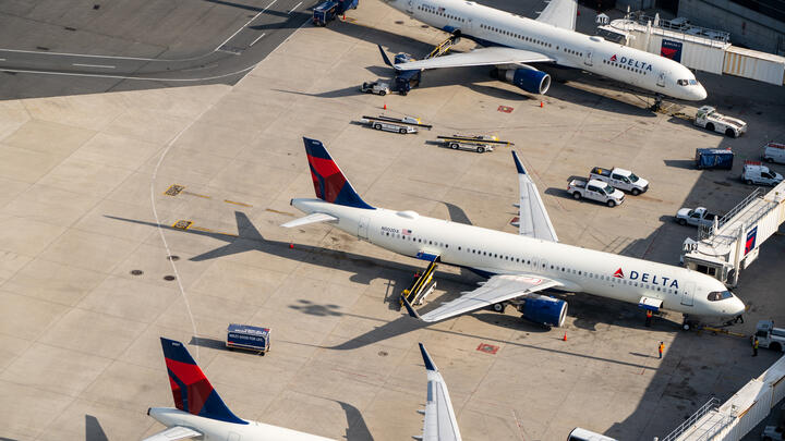 Delta A321neo at Boston Logan Airport