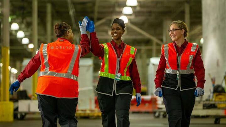 Delta women in TechOps