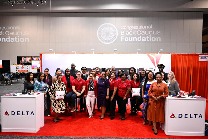 Group shot of attendees at the 52nd annual Legislative Conference of the Congressional Black Caucus Foundation