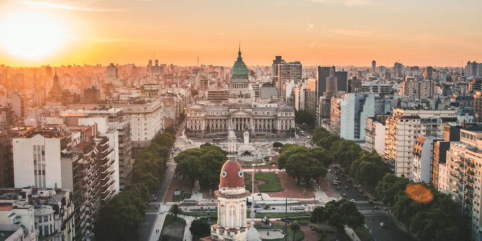 A scenic view of Buenos Aires