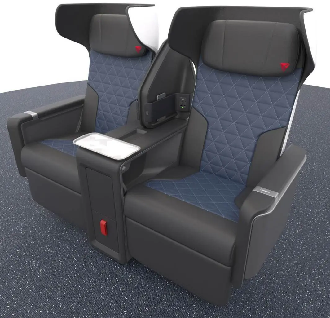 A321neo seat, Frontview