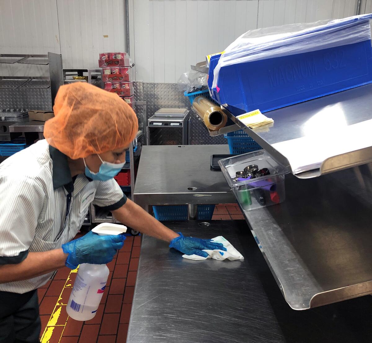 Sanitizing Food Contact Surface