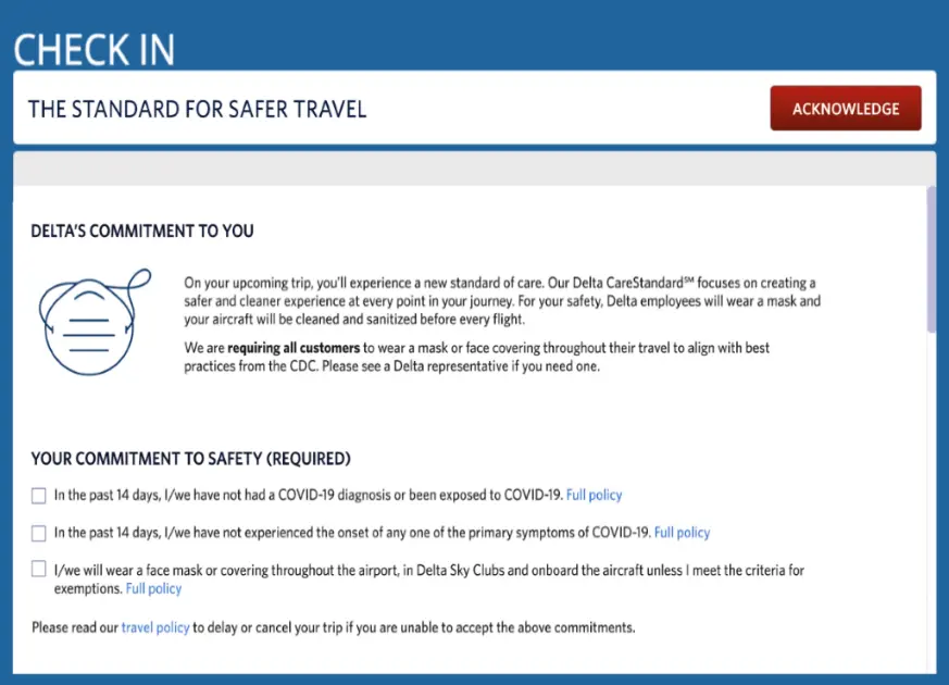 Online Check-in