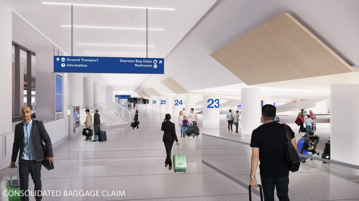 Consolidated baggage claim