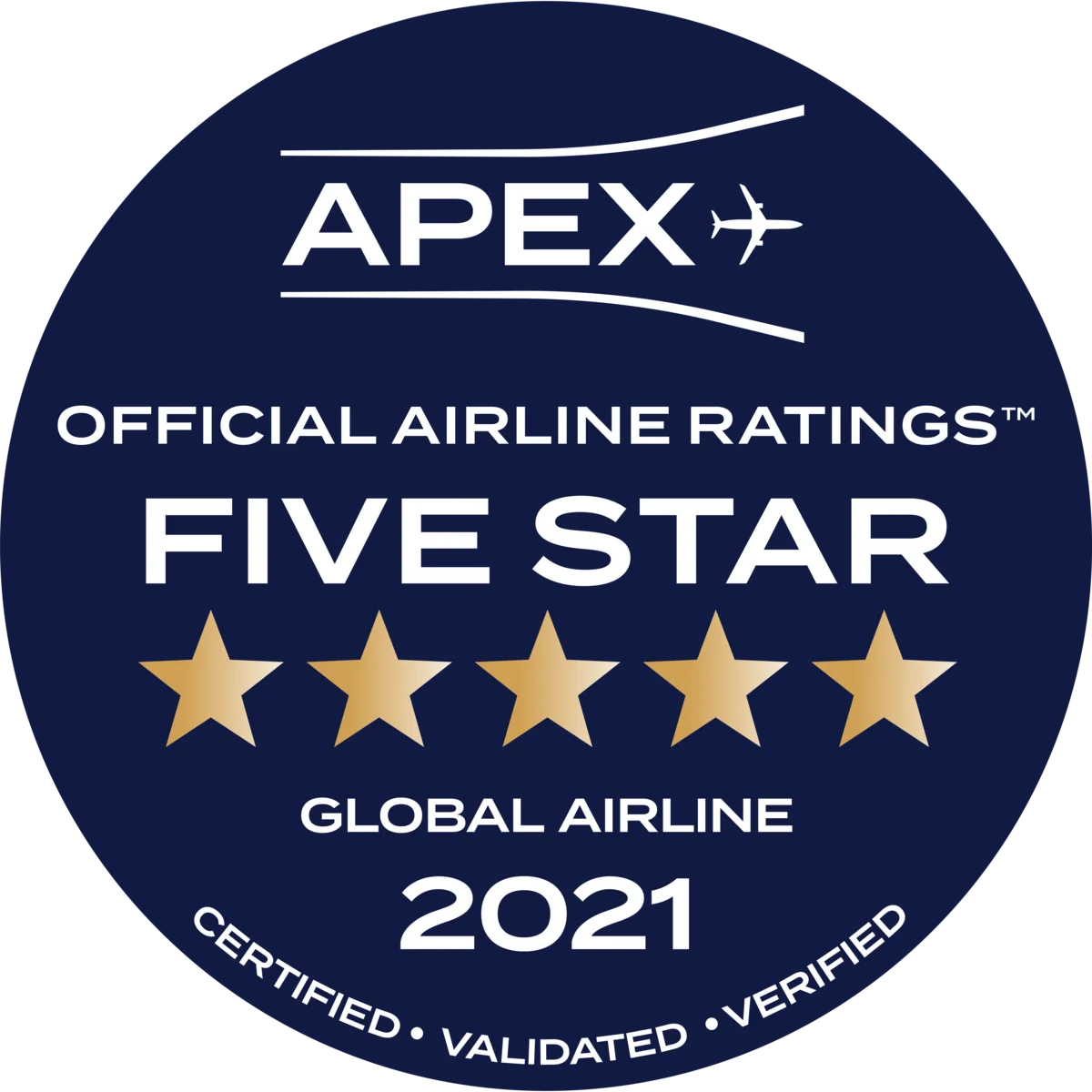 Official airline rating - five star