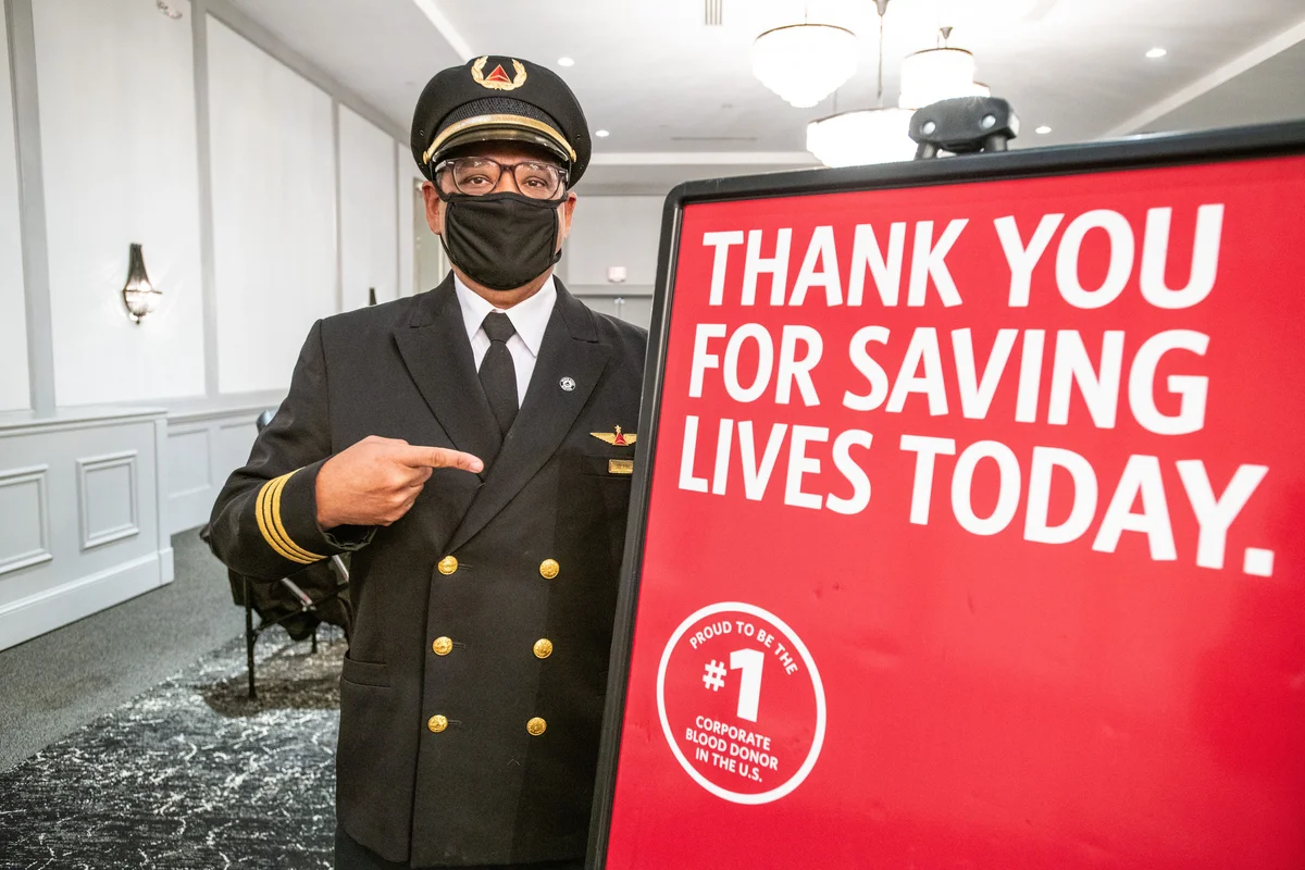 Delta employees, retirees and customers contributed 11,347 pints of blood during the 2021 fiscal year (year-end June 30), allowing Delta to remain the No. 1 corporate blood donor sponsor in the U.S. for the fourth consecutive year.