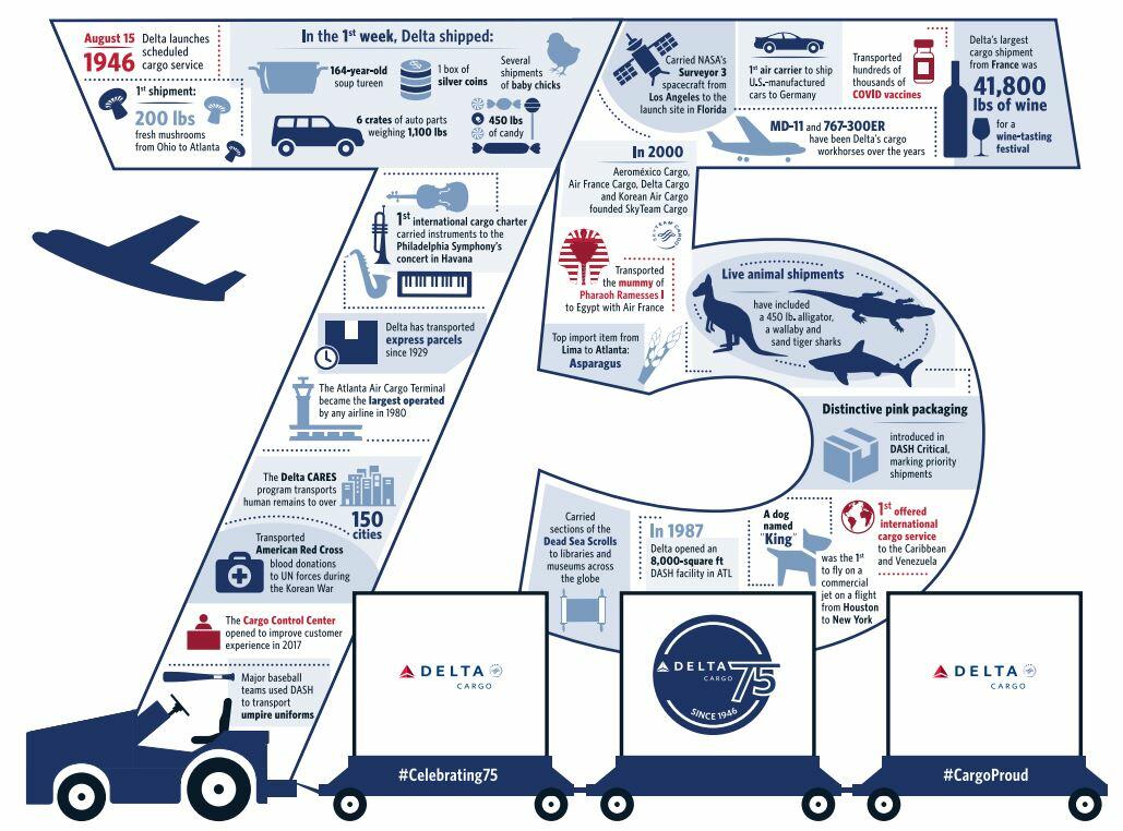 Delta Cargo Infographic