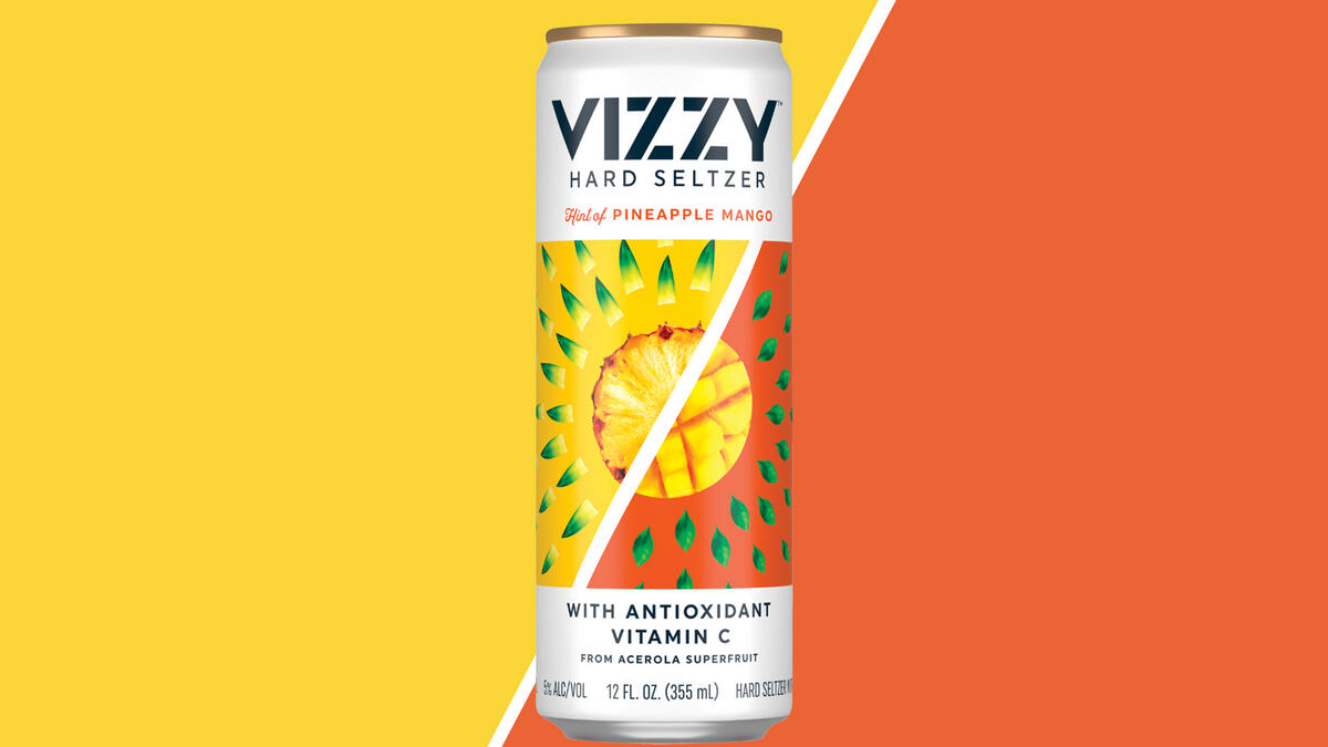 Vizzy Hard Seltzer Pineapple Mango