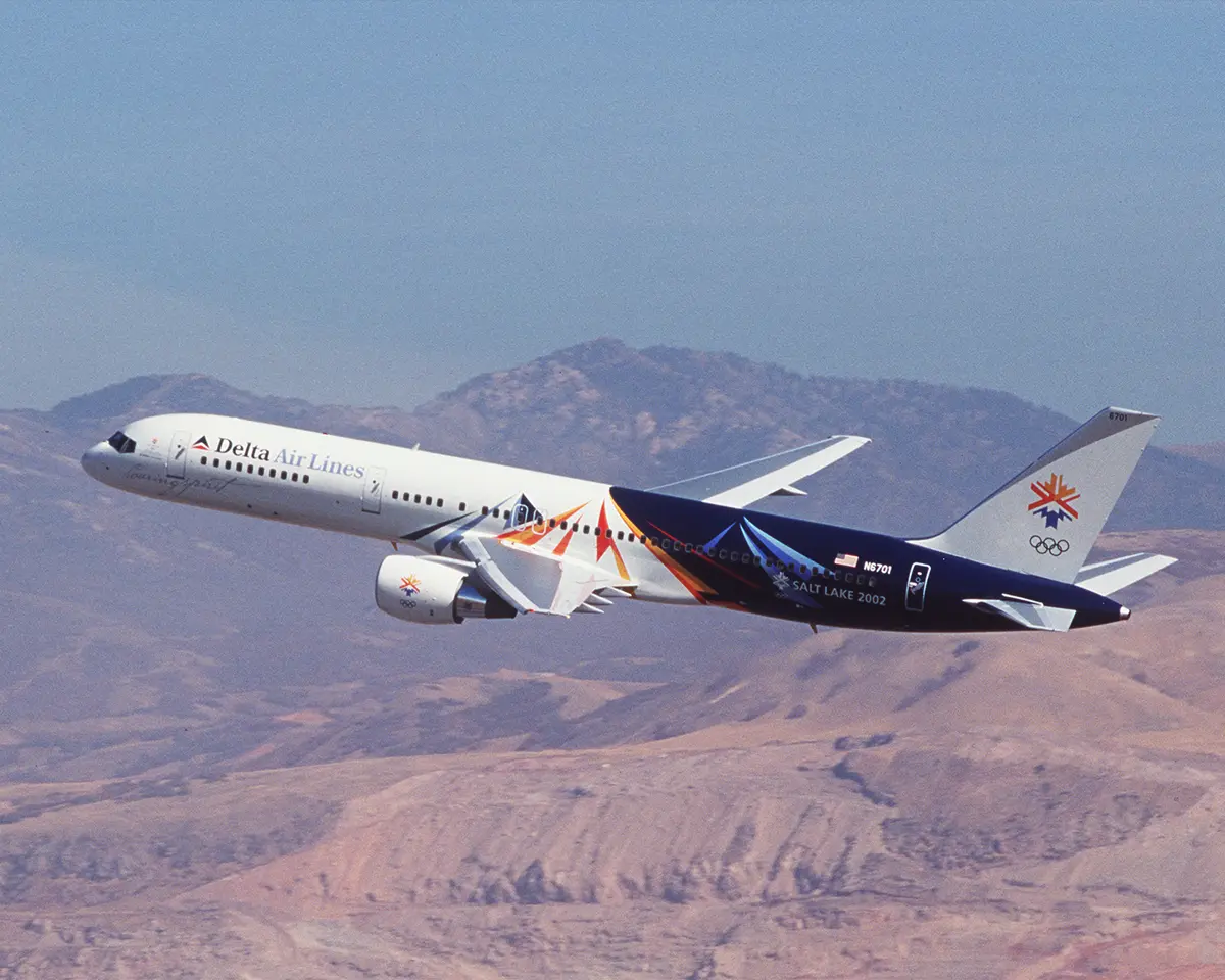 Soaring Spirit I, a Delta B757 aircraft. (Courtesy Delta Museum)