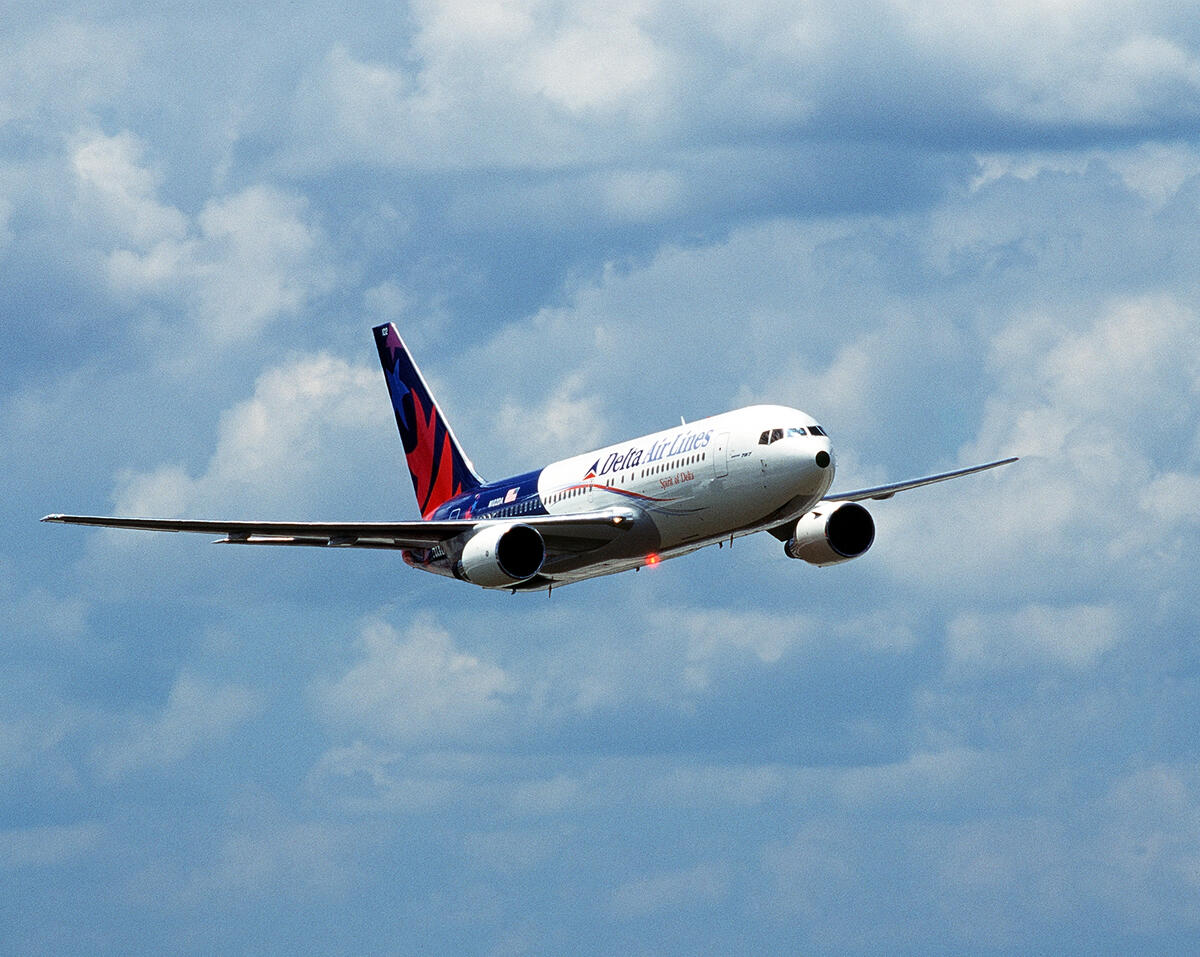 The Wings & Dreams livery as seen on a Delta B767. (Courtesy Delta Museum)