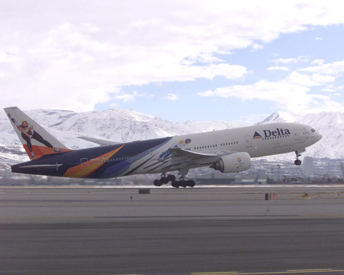 Soaring Spirit II, a Delta B777 aircraft. (Courtesy Delta Museum)