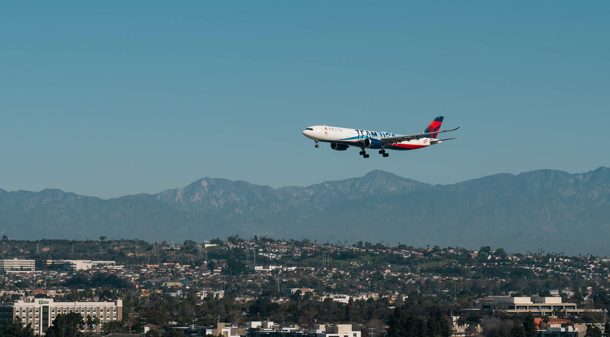 Team USA A330-900 LAX Arrival