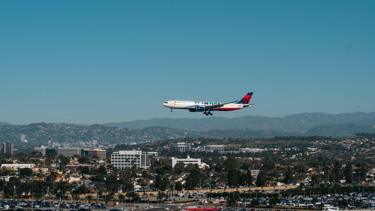 Team USA A330-900 LAX Arrival