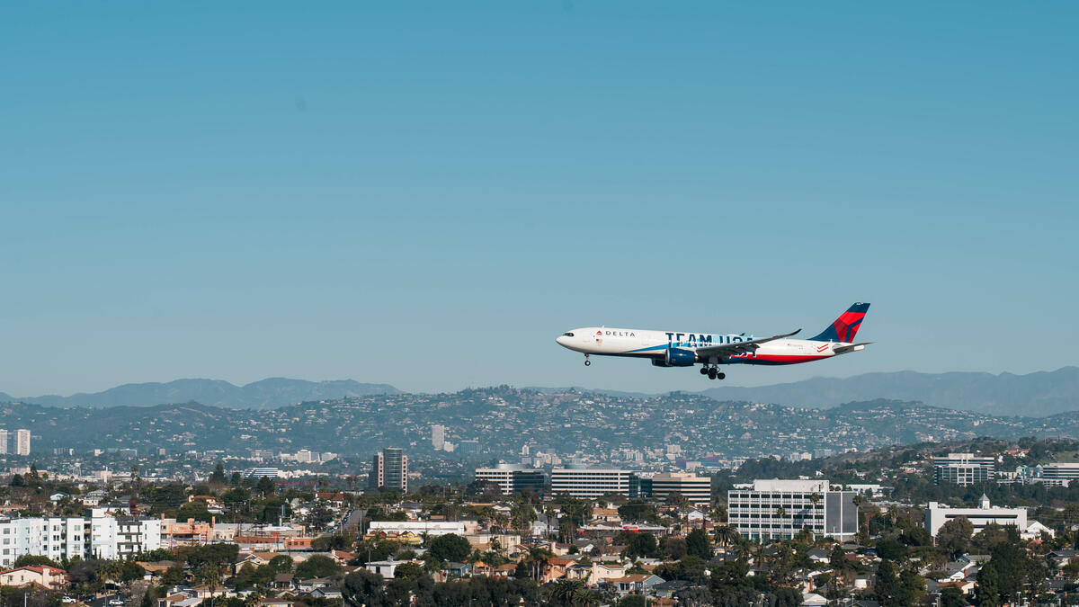 Team USA A330-900 LAX Arrival