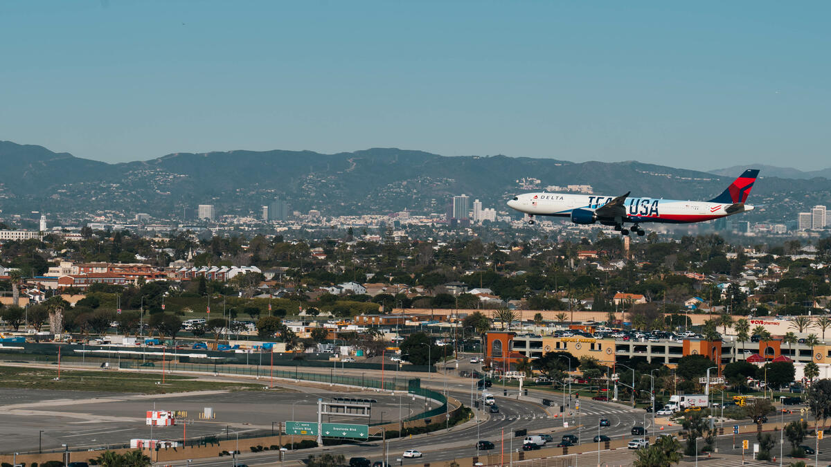 Team USA A330-900 LAX Arrival