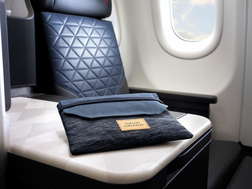 An Amenity Kit in Delta One.