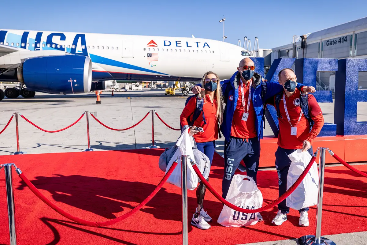 Delta's U.S. Paralympic Team ambassadors.