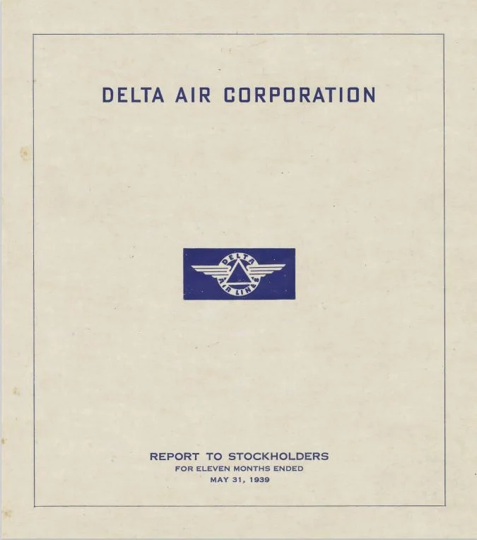 1939 Stockholders Report