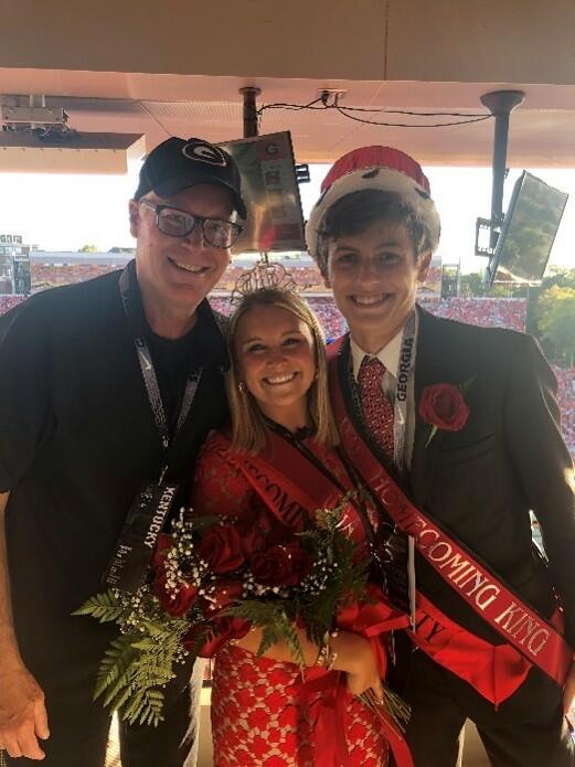 Delta CEO Ed Bastian at UGA homecoming 2021