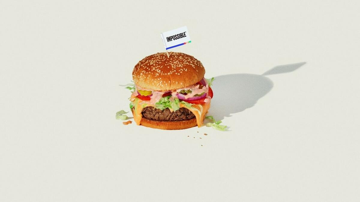 An Impossible Burger is among Delta's newest menu offerings for Delta One and First Class customers.