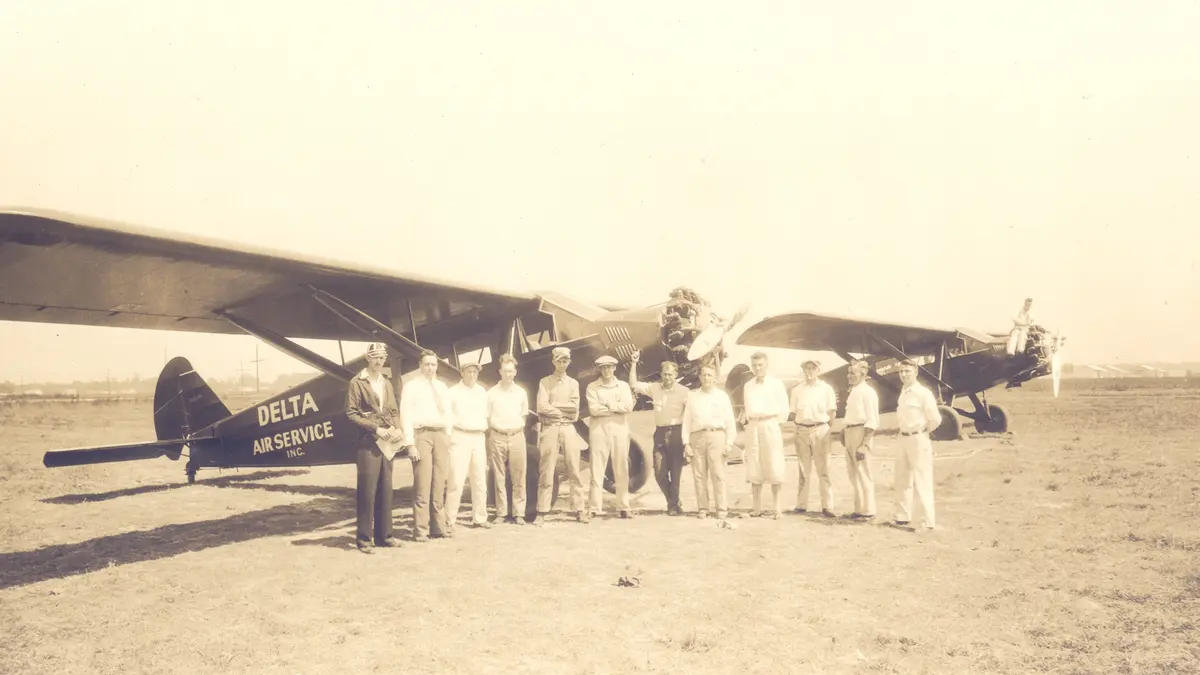 Delta Air Service, in 1929.
