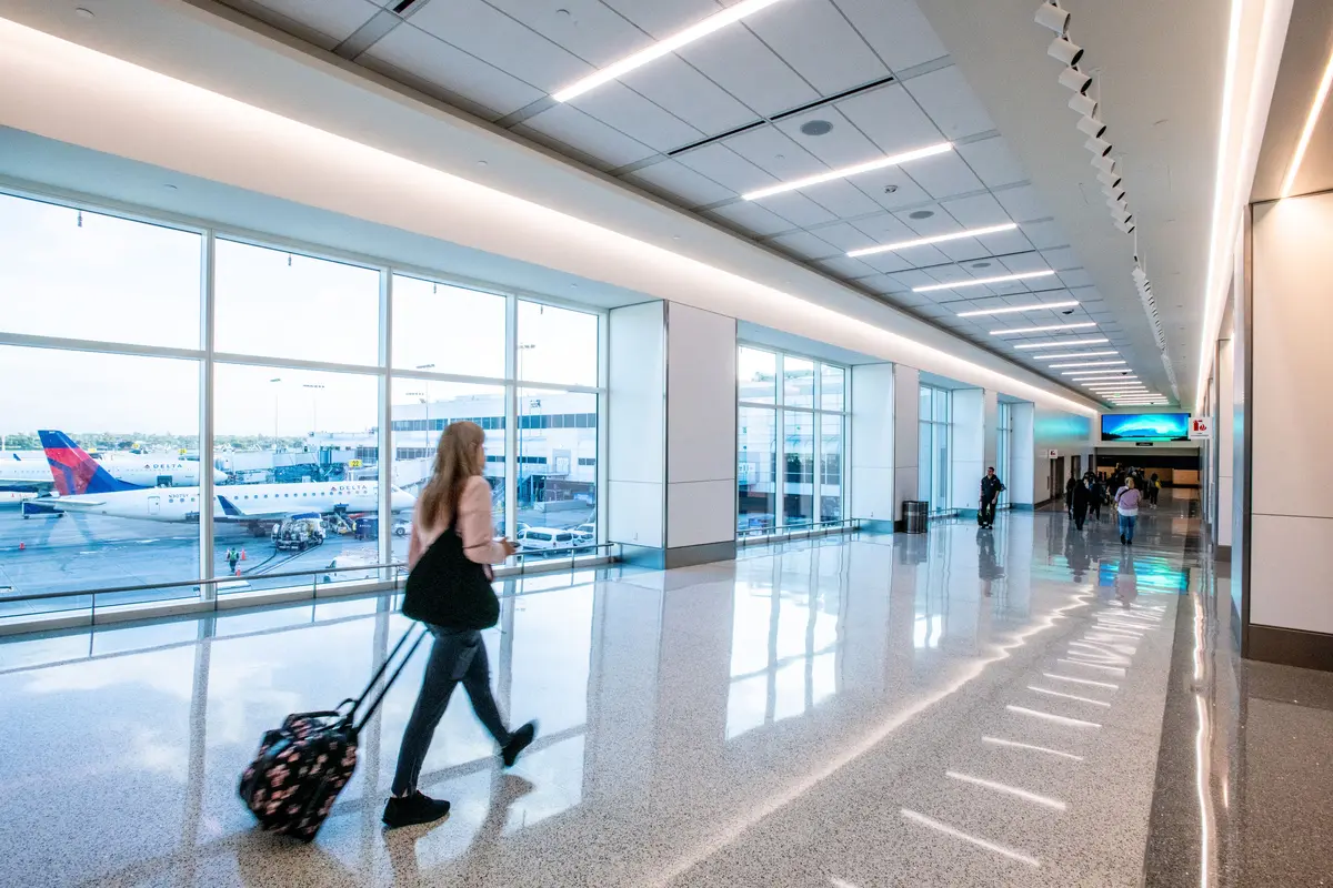 Customers at LAX.