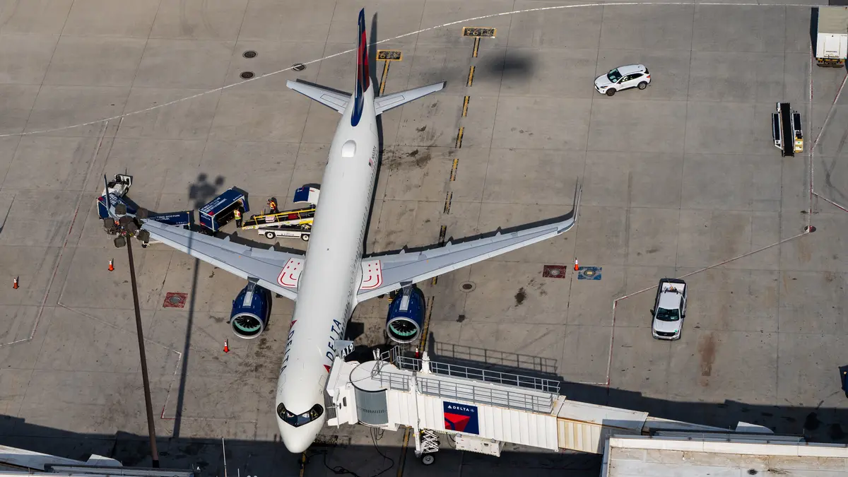 Delta A321neo at Boston Logan Airport