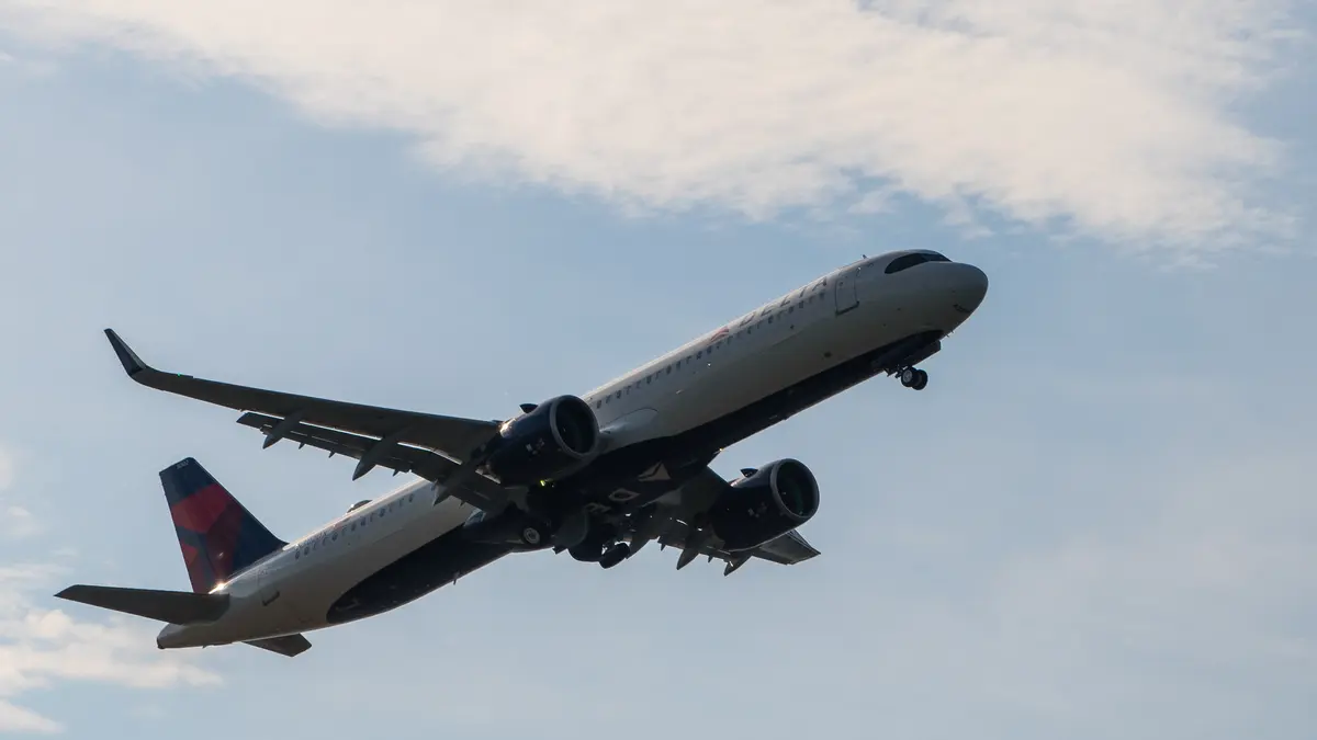 Delta A321neo at Boston Logan Airport