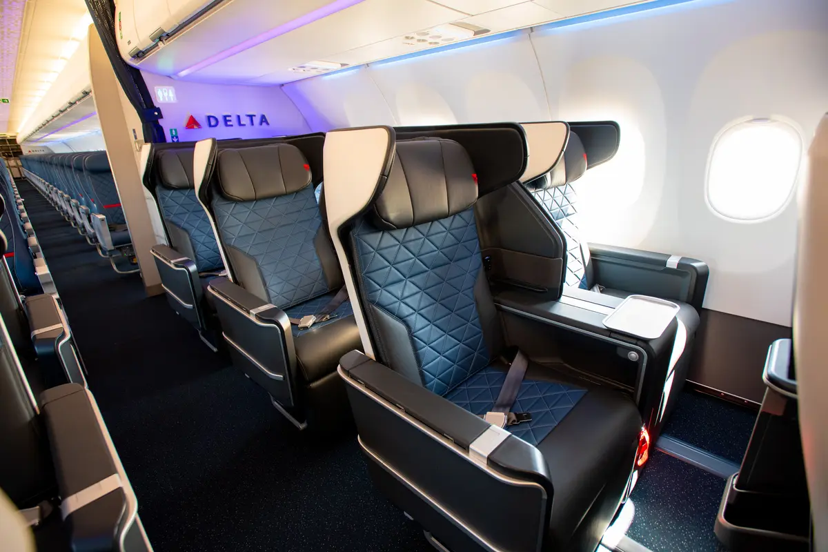 Delta A321neo Domestic First Class cabin