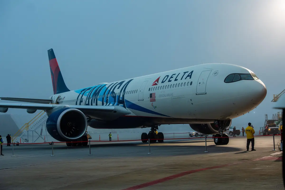 Delta's Team USA livery.