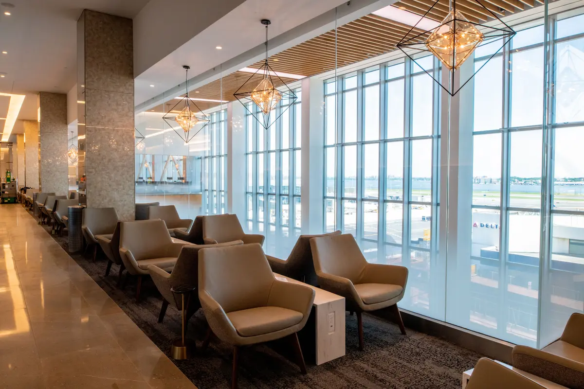 Inside the Delta Sky Club at LaGuardia Airport (LGA)