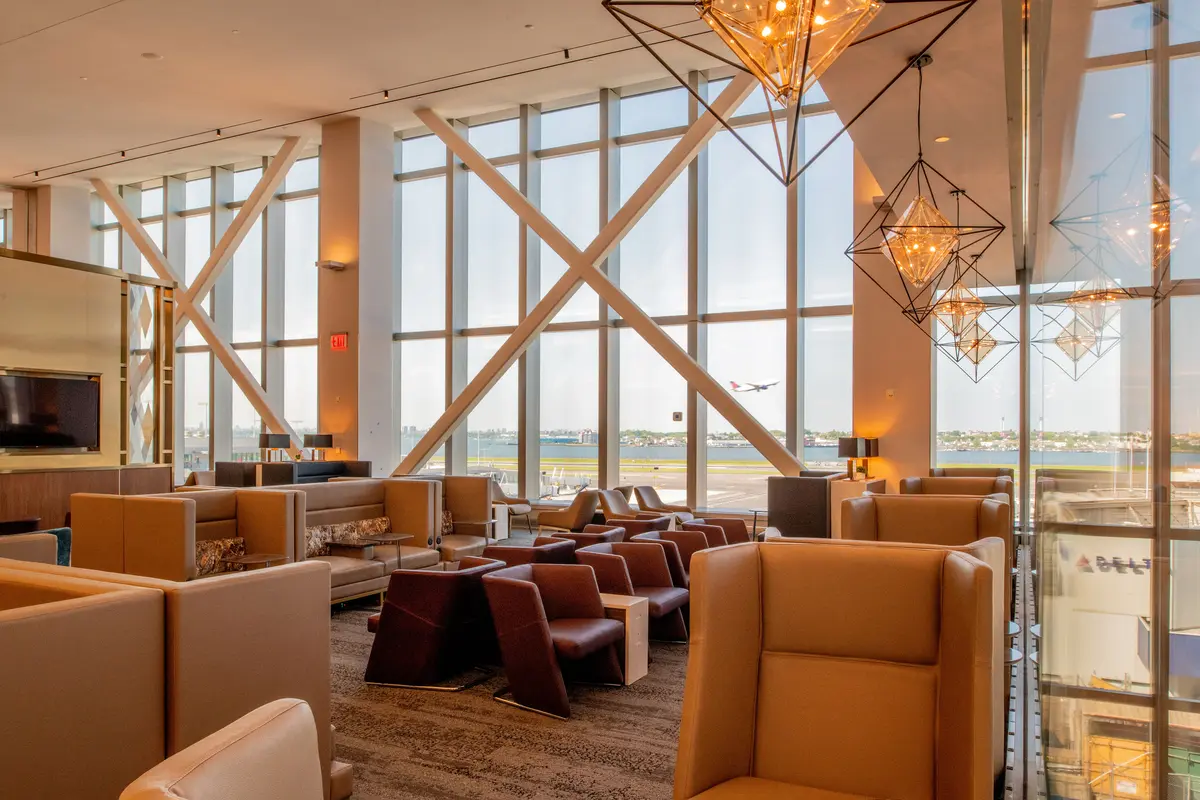 Inside the Delta Sky Club at LaGuardia Airport (LGA)