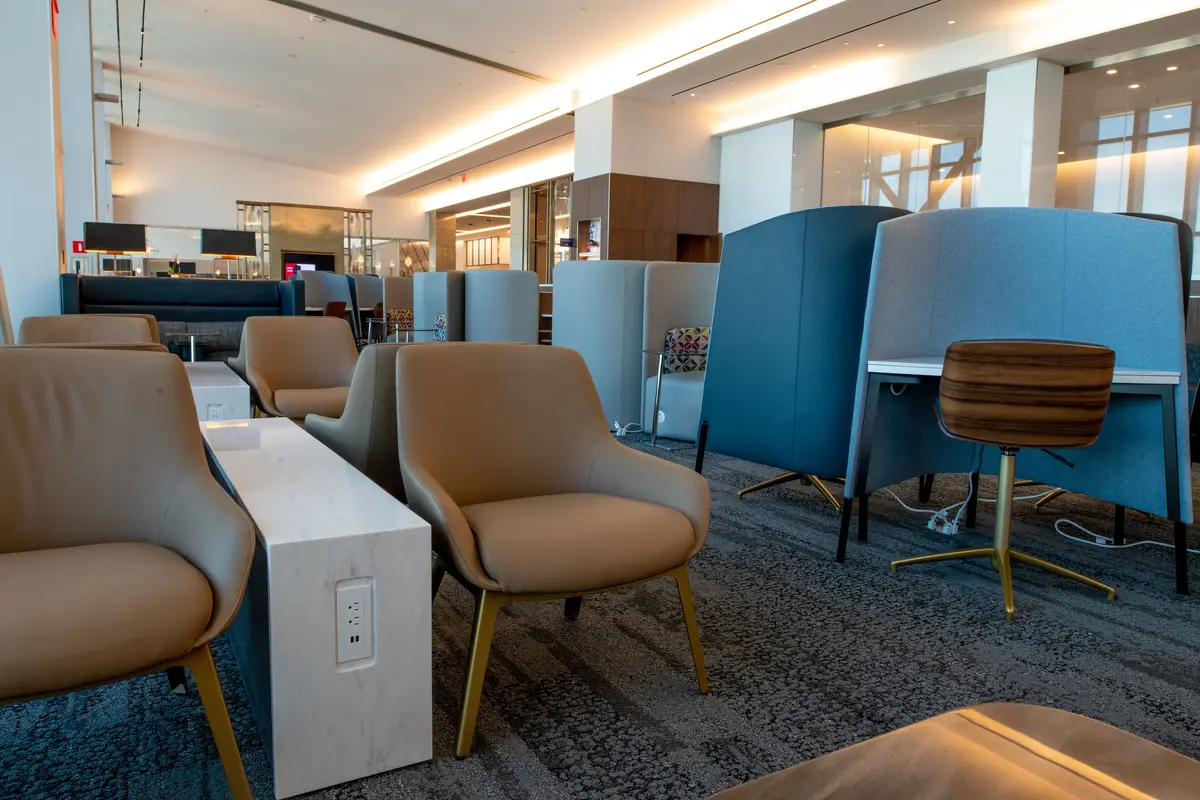 Inside the Delta Sky Club at LaGuardia Airport (LGA)