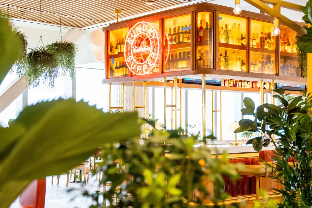 Sunday Supper restaurant in the Delta terminal New York LaGuardia Aiport (LGA)