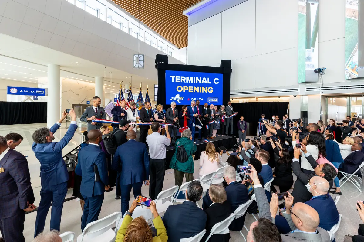 LaGuardia Airport (LGA) Opening and Ribbon Cutting