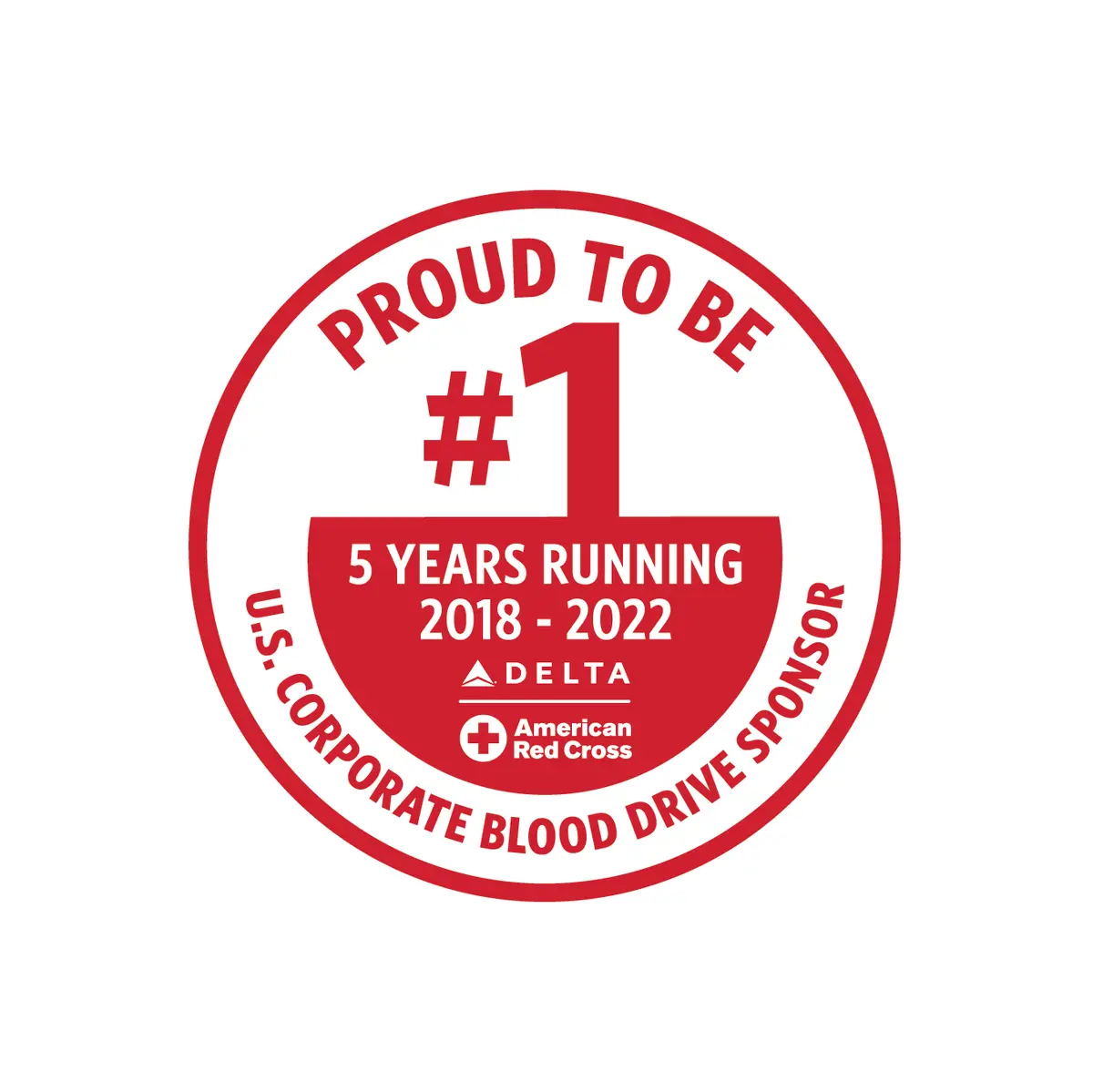 Delta-American Red Cross 2022 Logo