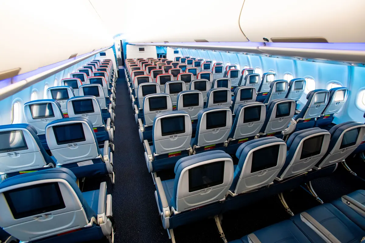 Main Cabin and Comfort+ sections of the A330-900neo
