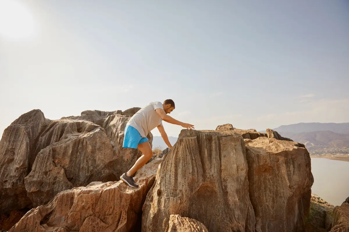 Person hiking