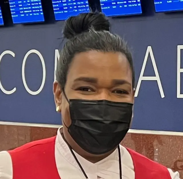 Red Coat Anika Alexander. 