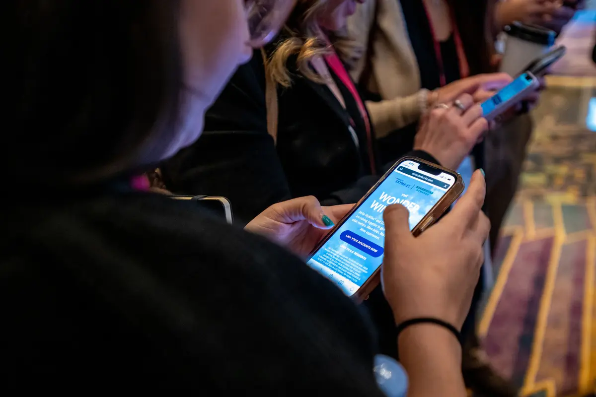 Delta SkyMiles® and Starbucks® Rewards came together at CES to give attendees more of what matters. Attendees experienced the interactive “Wonder Window” exhibit at ARIA for special giveaways.