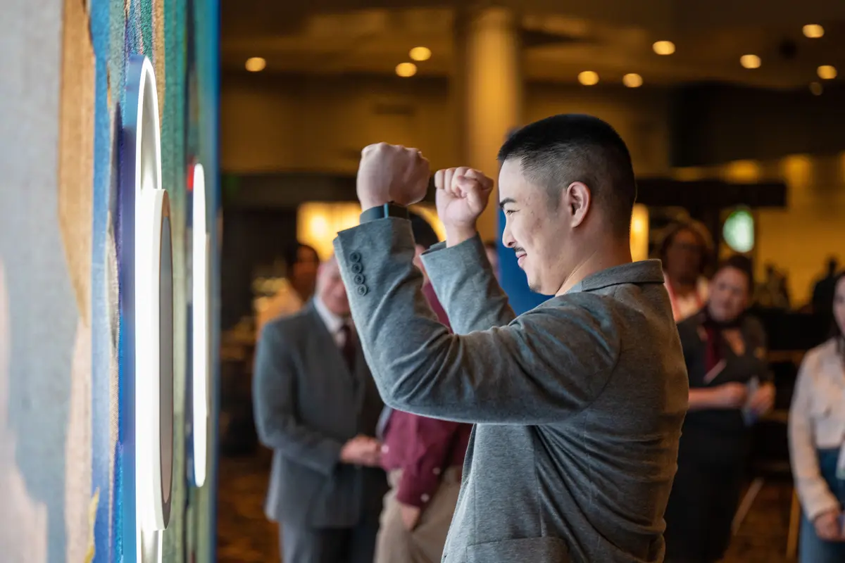 Delta SkyMiles® and Starbucks® Rewards came together at CES to give attendees more of what matters. Attendees experienced the interactive “Wonder Window” exhibit at ARIA for special giveaways.