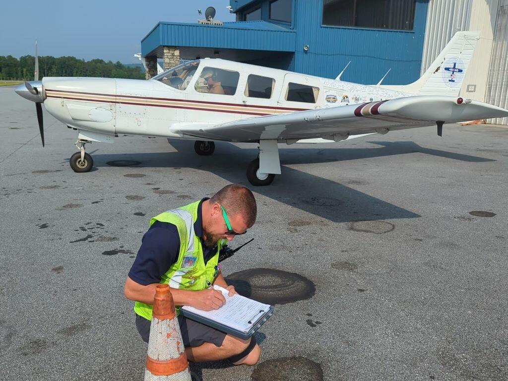 When attempting the Guinness World Record of flying through 48 states in 48 hours, Delta pilot Barry Behnfeldt needed to ensure each airport they landed at would have a witness present to sign document.