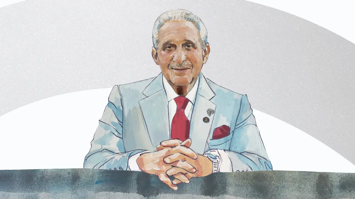 An illustration of Arthur M. Blank, renowned businessman and philanthropist.
